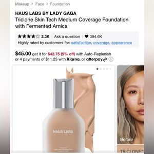Brand NWT haus labs by lady Gaga foundation